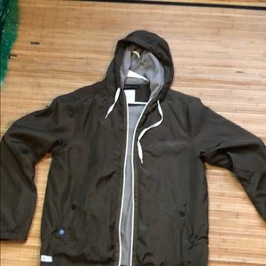 Mens nylon raincoat